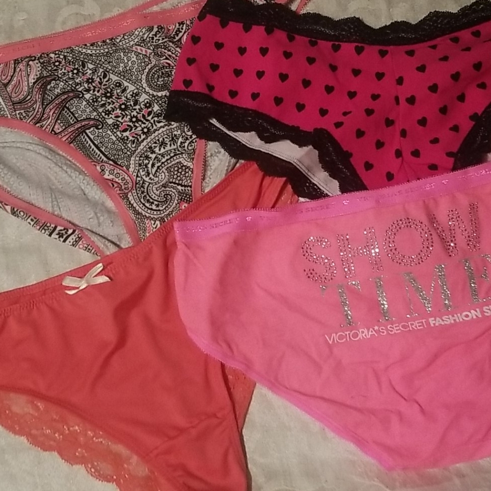 Pink womens panties lot